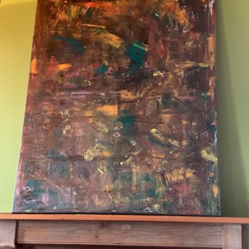 Painting titled "Abstraction" by Alys, Original Artwork, Acrylic
