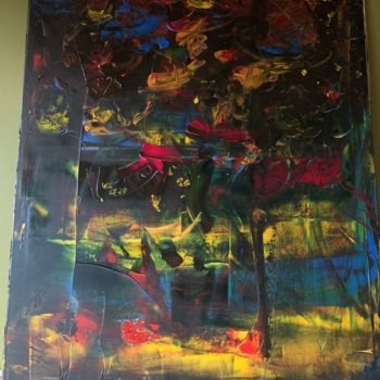 Painting titled "Printemps" by Alys, Original Artwork, Acrylic