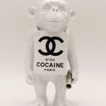 "Paris Coco Chimp" başlıklı Heykel Ama tarafından, Orijinal sanat, Kolaj