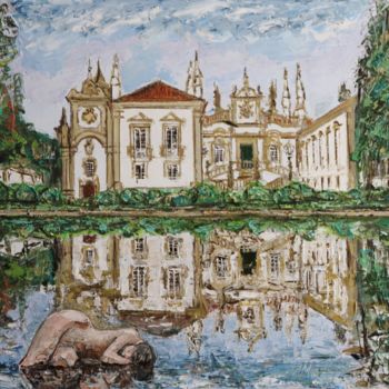 Pittura intitolato "Casa de Mateus / Vi…" da A.Magalhães, Opera d'arte originale