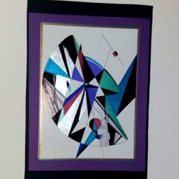 Painting titled "Geometric painting" by Amal, Original Artwork, Other