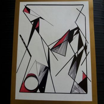 Painting titled "Geometric painting" by Amal, Original Artwork, Other