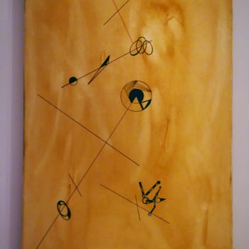 Painting titled "Acrobat" by Amal, Original Artwork, Ink