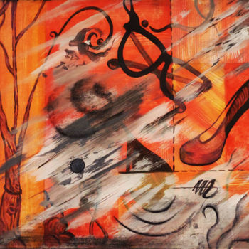 Peinture intitulée "Triple A 009" par Amanda Al Alaoui, Œuvre d'art originale, Acrylique Monté sur Châssis en bois