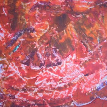 Malarstwo zatytułowany „берег и  красное мо…” autorstwa Казак, Oryginalna praca