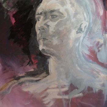 Malarstwo zatytułowany „portrait homme” autorstwa Amandine Eon, Oryginalna praca, Akryl