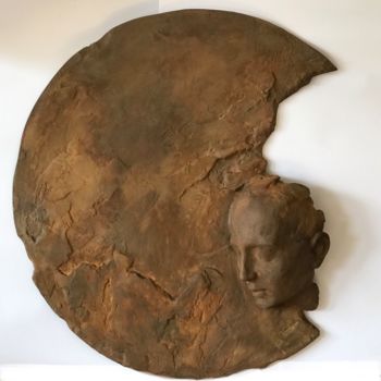 Escultura intitulada "moon" por Alexander Makarenko, Obras de arte originais