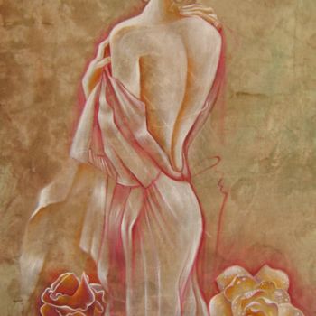 Peinture intitulée "Emergeance-vers-la-…" par Gisèle Ledoux, Œuvre d'art originale, Huile
