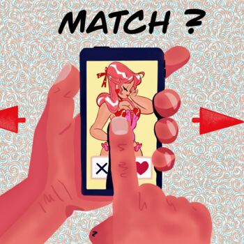 Arte digitale intitolato "Match" da Amaury Dupeu, Opera d'arte originale, Lavoro digitale 2D