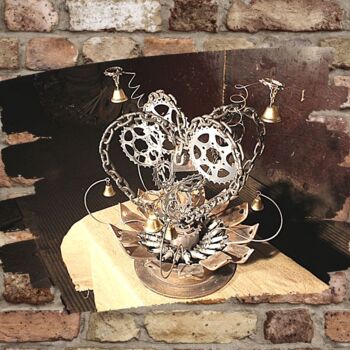 雕塑 标题为“Слияние сердец” 由Александр Похабов, 原创艺术品, 金属