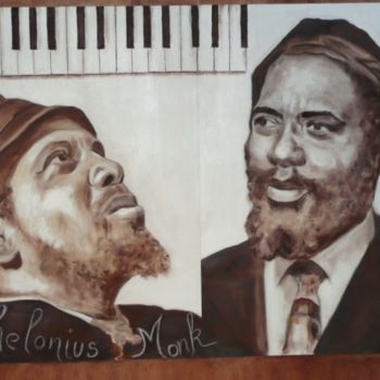 Pintura intitulada "jazzman" por Nicolle Amblard-Chomeyrac, Obras de arte originais