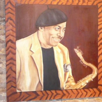 Картина под названием "jazzman" - Nicolle Amblard-Chomeyrac, Подлинное произведение искусства