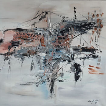 Pintura titulada "L'objet du désert -…" por Âme Sauvage, Obra de arte original, Acrílico Montado en Bastidor de camilla de m…