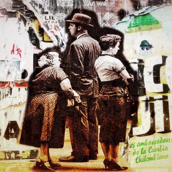 Цифровое искусство под названием "The Outsiders" - Amelia Latiff, Подлинное произведение искусства, Фотомонтаж