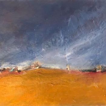 Peinture intitulée "Orage" par Amélie Brunet, Œuvre d'art originale, Acrylique