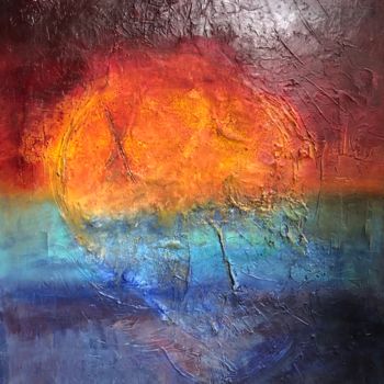 Painting titled "Apocalypse" by Amélie Brunet, Original Artwork, Acrylic