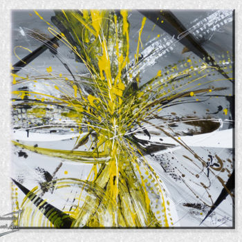 Peinture intitulée "yellow" par Amélie Lonatz, Œuvre d'art originale, Acrylique