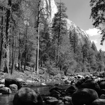 Fotografie getiteld "Yosemite" door Amelie Metzger, Origineel Kunstwerk, Digitale fotografie