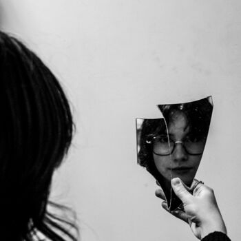 Photographie intitulée "Reflet" par Amelie Metzger, Œuvre d'art originale, Photographie numérique