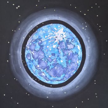 Painting titled ""halo"" by Am, Original Artwork, Acrylic
