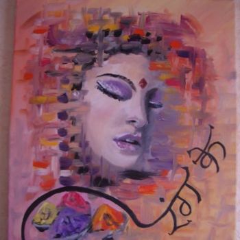 Painting titled "couleurs d'inde" by Amélie Waller, Original Artwork