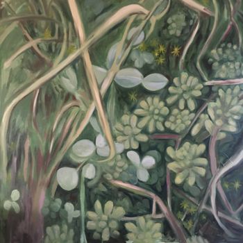 Картина под названием "Nature disciple #01" - Amelie Daullé Courtin, Подлинное произведение искусства, Масло