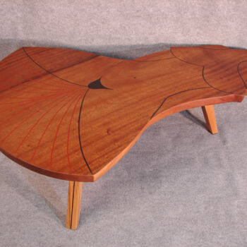Design mit dem Titel "Table Design en boi…" von Amir Dzafic, Original-Kunstwerk, Möbel