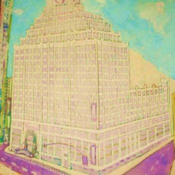 Painting titled "The Paramount." by Amir Wahib, Original Artwork