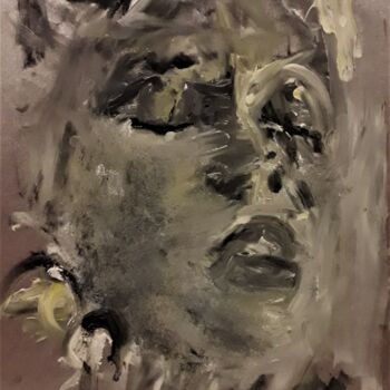 Painting titled ""Merelyn"" by Amit Ari, Original Artwork, Oil