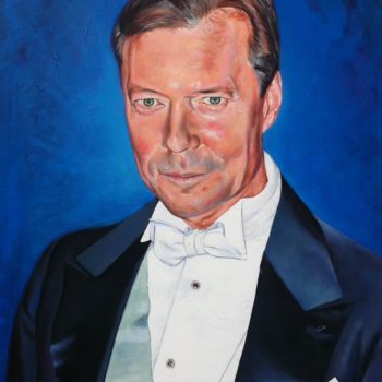 Painting titled "Portrait le grand d…" by Amkhaou, Original Artwork