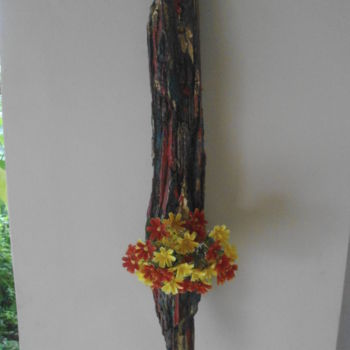 Sculpture titled "GALHO ESCULTURAL" by Bellotti, Original Artwork, Wood