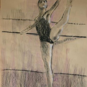 Drawing titled "lezioni di danza1" by Anna Maria Scocozza, Original Artwork
