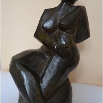 Sculpture titled "Vista" by Amy Torrilhon, Original Artwork, Bronze