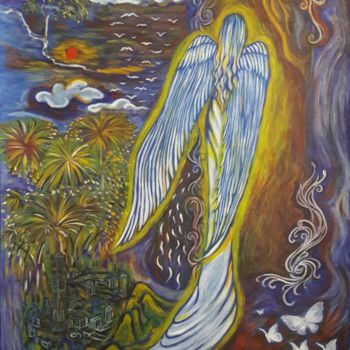 绘画 标题为“逃離” 由Angel, 原创艺术品, 丙烯