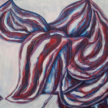 Картина под названием "A new blossom, seri…" - An Viaznikova, Подлинное произведение искусства, Акрил Установлен на Деревянн…