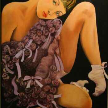 Painting titled "Annica" by Ana Isis Ribas, Original Artwork