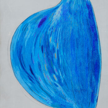 "Blue Whale" başlıklı Resim Ana Marković tarafından, Orijinal sanat, Kalem