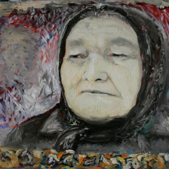 Peinture intitulée "Nana" par Ana Pantea, Œuvre d'art originale, Huile