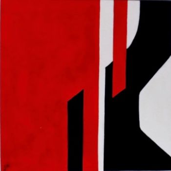 Ζωγραφική με τίτλο "Red Variations II" από Ana Lima, Αυθεντικά έργα τέχνης, Ακρυλικό