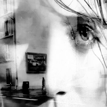 Photographie intitulée "Le regard" par Anne-Marie Bertin, Œuvre d'art originale, Photographie numérique
