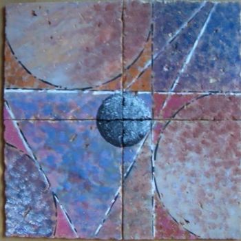Painting titled "mosaic peace prisma" by Ana Carolina Moreno, Original Artwork