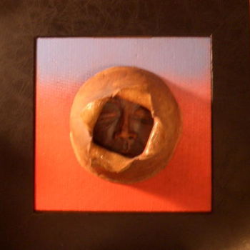Скульптура под названием "Half sphere orange 3" - Ana Carolina Moreno, Подлинное произведение искусства