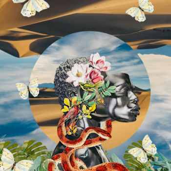 Collages titled "Simbologia por trás…" by Lonven'S Art Collage, Original Artwork, Collages
