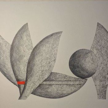 "Leaves" başlıklı Resim Ana Colombo tarafından, Orijinal sanat, Suluboya