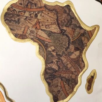 Painting titled "Africa or" by Anafoxybooh, Original Artwork, Acrylic