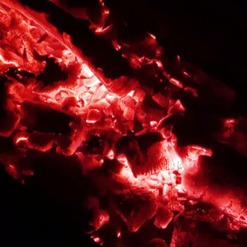 Фотография под названием "Fiery Red" - Ana Gratess, Подлинное произведение искусства, Цифровая фотография