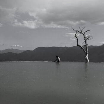 Photography titled "Hierve el Agua, Oax…" by Anahi Clemens, Original Artwork, Digital Photography