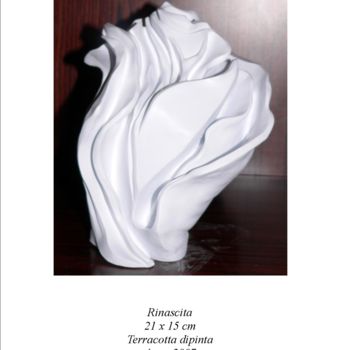 Scultura intitolato "Rinascita" da A.Contreras, Opera d'arte originale, Ceramica