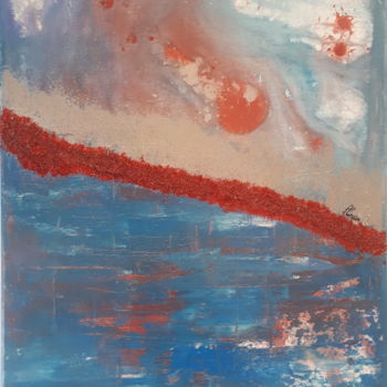 Peinture intitulée "Entre rêve et réali…" par Anaïs, Œuvre d'art originale, Acrylique