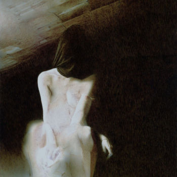 Painting titled "Velo" by Angela Maltoni, Original Artwork